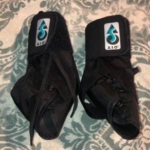 Black ASO ankle braces